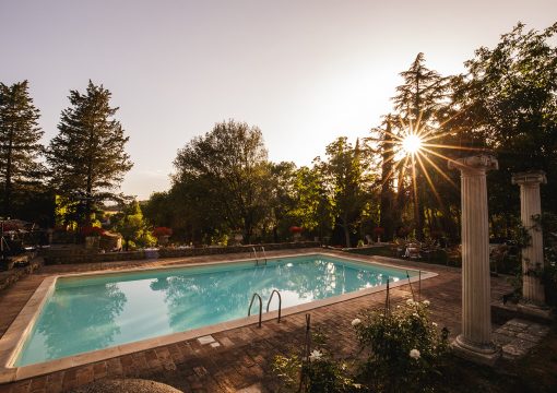 Il parco e la piscina