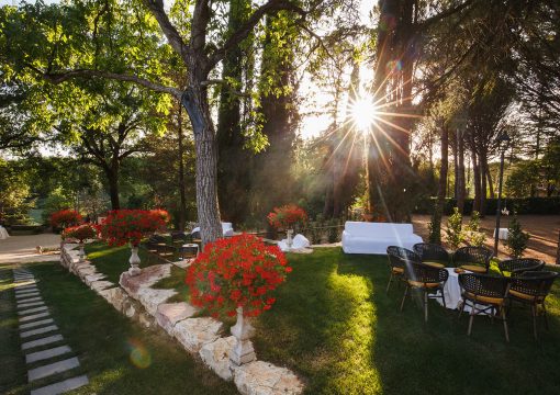 Il parco e la piscina